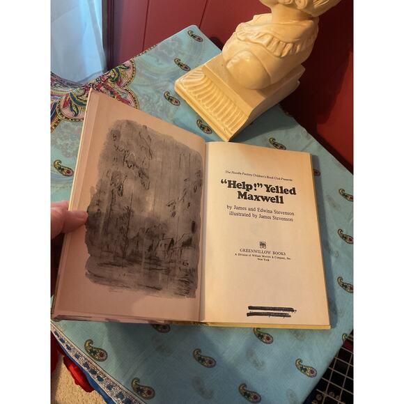 1978 Hardback “Help!” Yelled Maxwell By James & Edwina Stevenson - Picture 3 of 9